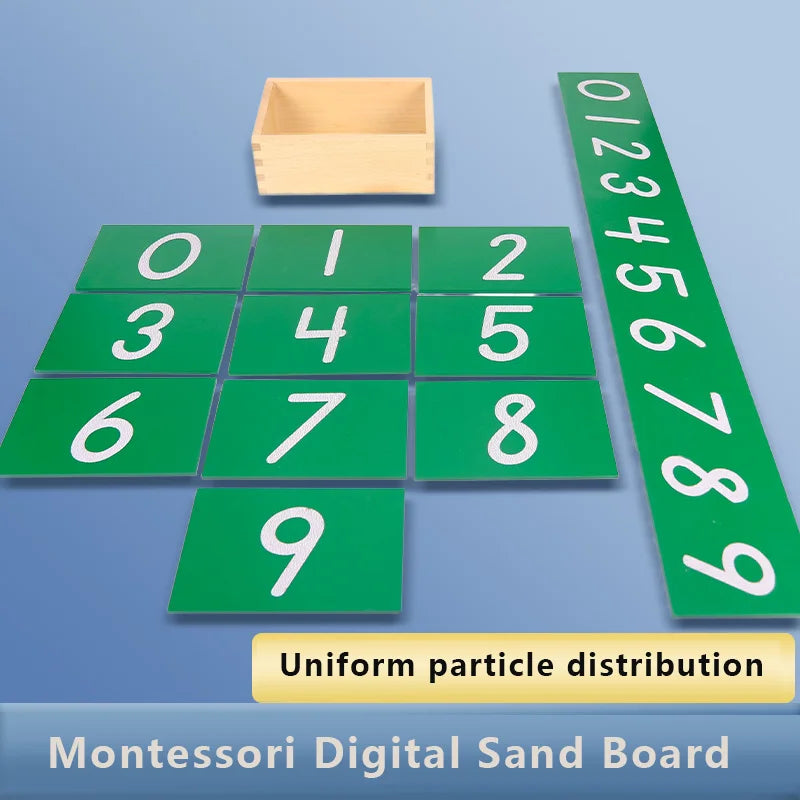 Children's Educational Games Montessori Sand Number Board Children toys Early Learning Center Teaching Aids Educational toys